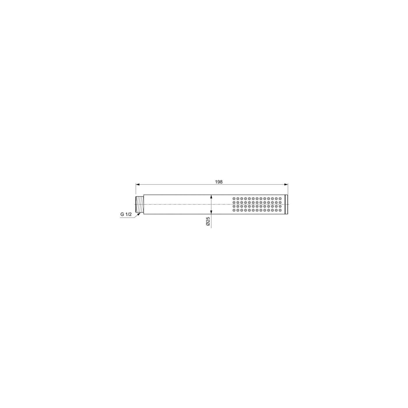 Zestaw Prysznicowy Ceraline Chrom BD192AA Ideal Standard