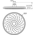 Zestaw Prysznicowy Ceraline Czarny Mat BD192XG Ideal Standard