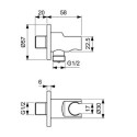 Zestaw Prysznicowy Ceraline Czarny Mat BD192XG Ideal Standard