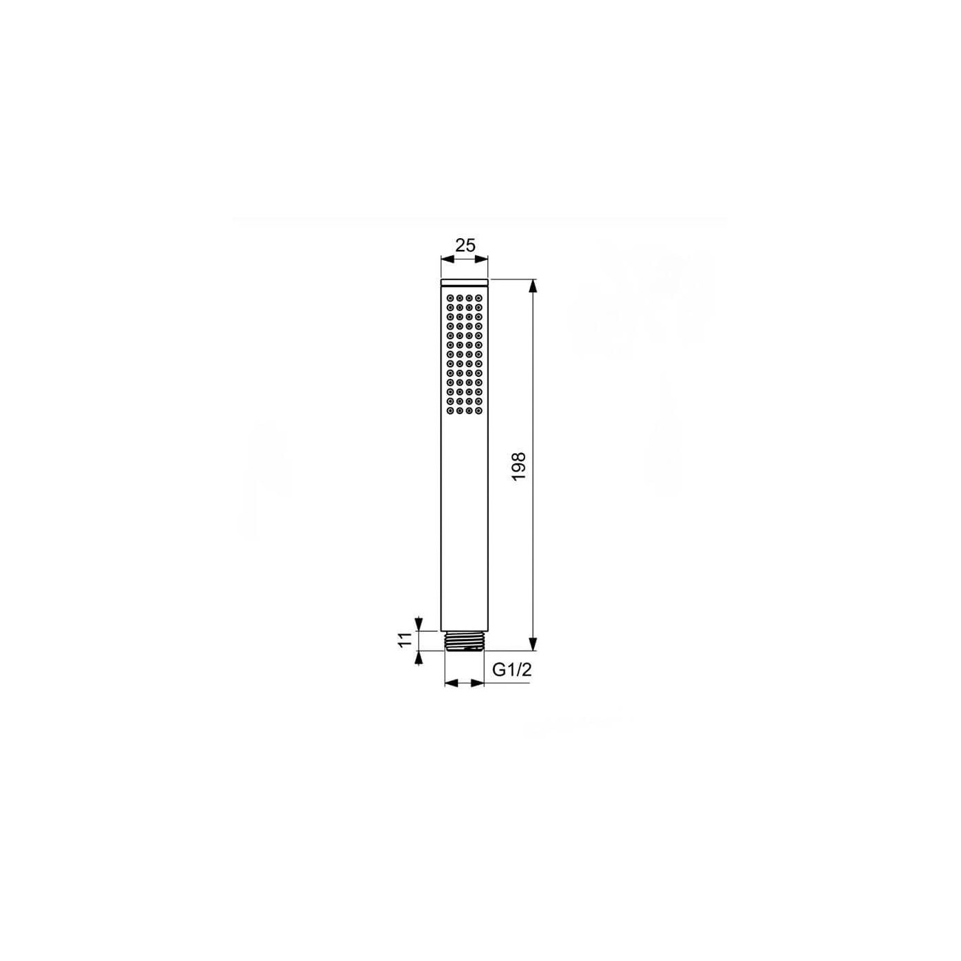 Zestaw Prysznicowy Ceraline Czarny Mat BD192XG Ideal Standard
