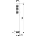 Zestaw Natryskowy Ceraline Chrom BD193AA Ideal Standard