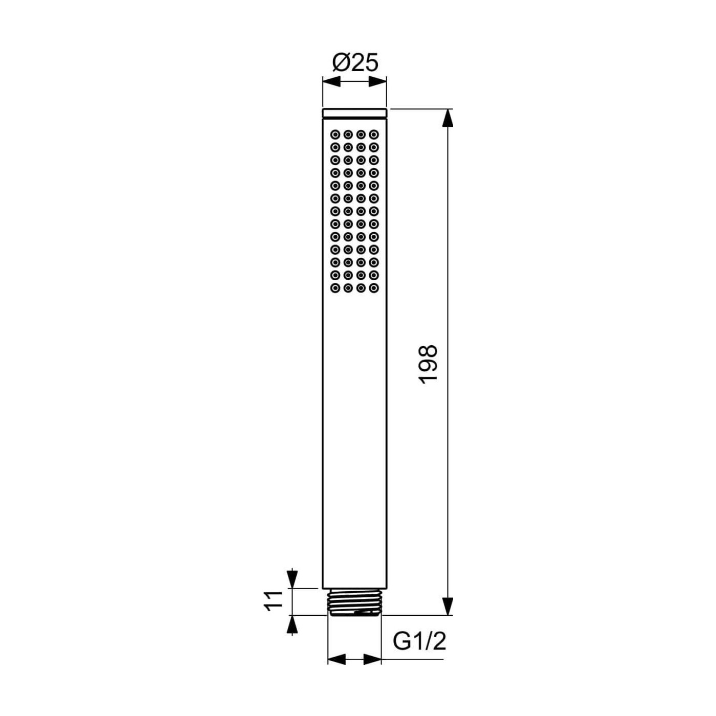 Zestaw Natryskowy Ceraline Chrom BD193AA Ideal Standard