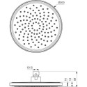 Zestaw Natryskowy Ceraline Chrom BD193AA Ideal Standard