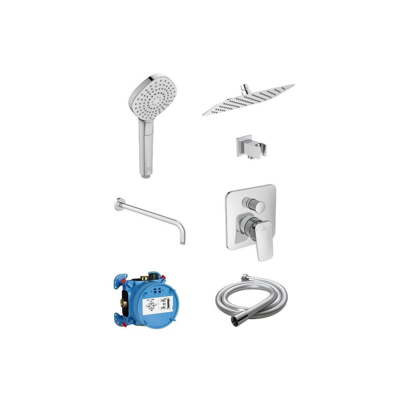 Zestaw Natryskowy Ceraplan Chrom BD195AA Ideal Standard