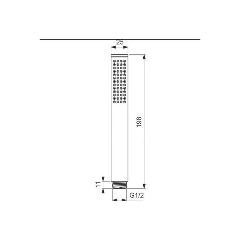 Zestaw Prysznicowy Idealrain Czarny Mat BD389XG Ideal Standard
