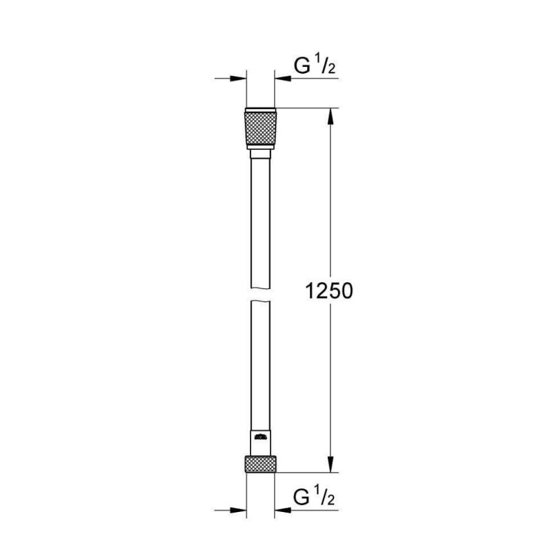 Wąż Prysznicowy Silverflex Stal Nierdzewna 28362DC1 Grohe