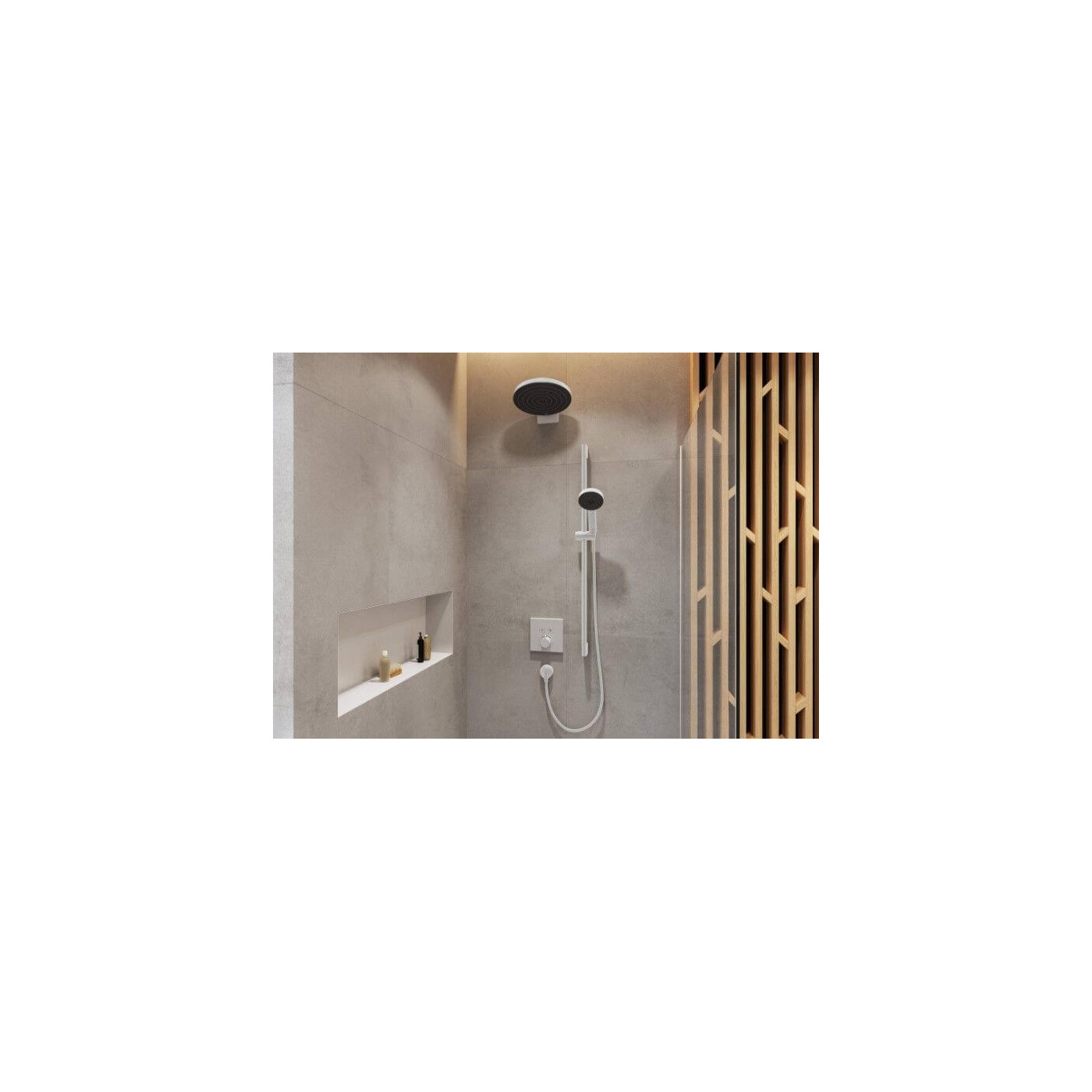 Deszczownica Pulsify S 260 Biały Mat 24140700 Hansgrohe