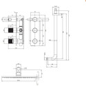 Zestaw Prysznicowy Contour Miedz Szczotkowana SYSCT10CPB Omnires