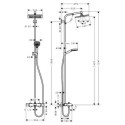 Komplet Prysznicowy Crometta E 240 Wannowa 27298000 Hansgrohe