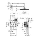 Zestaw Prysznicowy Grohtherm SmartControl Podtynkowy Z Deszczownicą Rainshower Mono 310 Cube 34865000 Grohe