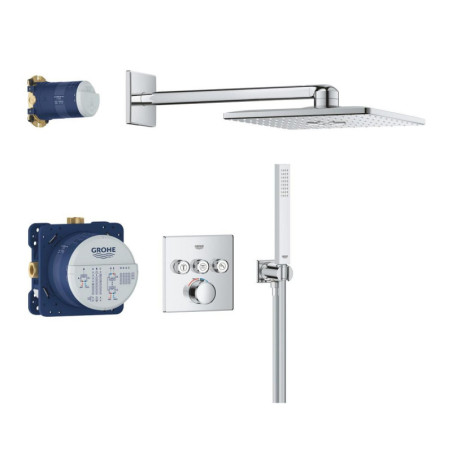 Zestaw Prysznicowy Podtynkowy Z Deszczownicą Rainshower Smartactive 310 Cube SmartControl 34873000 Grohe