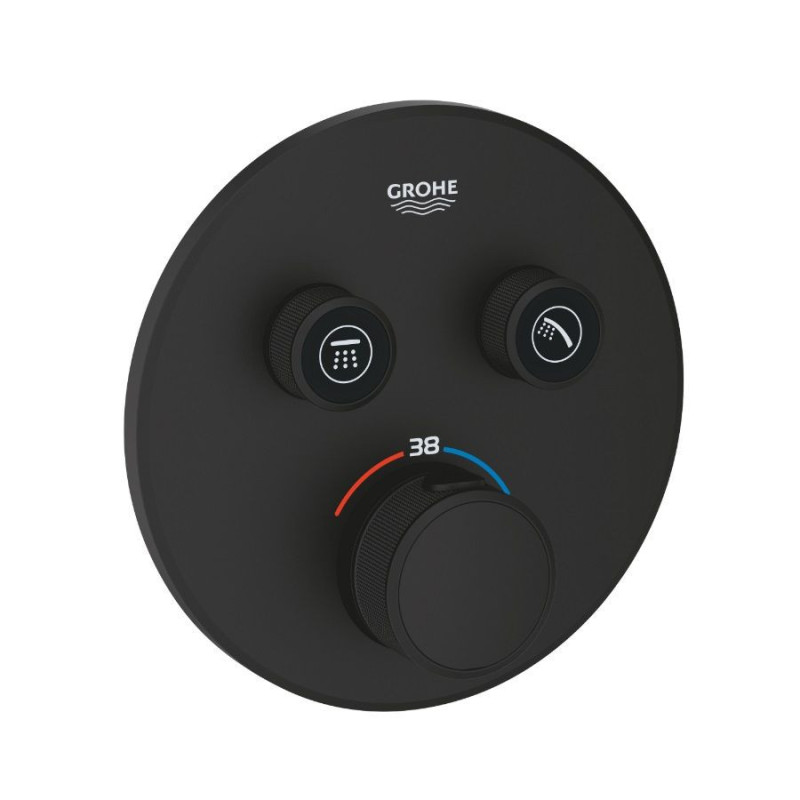 Zestaw Prysznicowy Podtynkowy 18.1 SmartBox Phantom Black Grohe